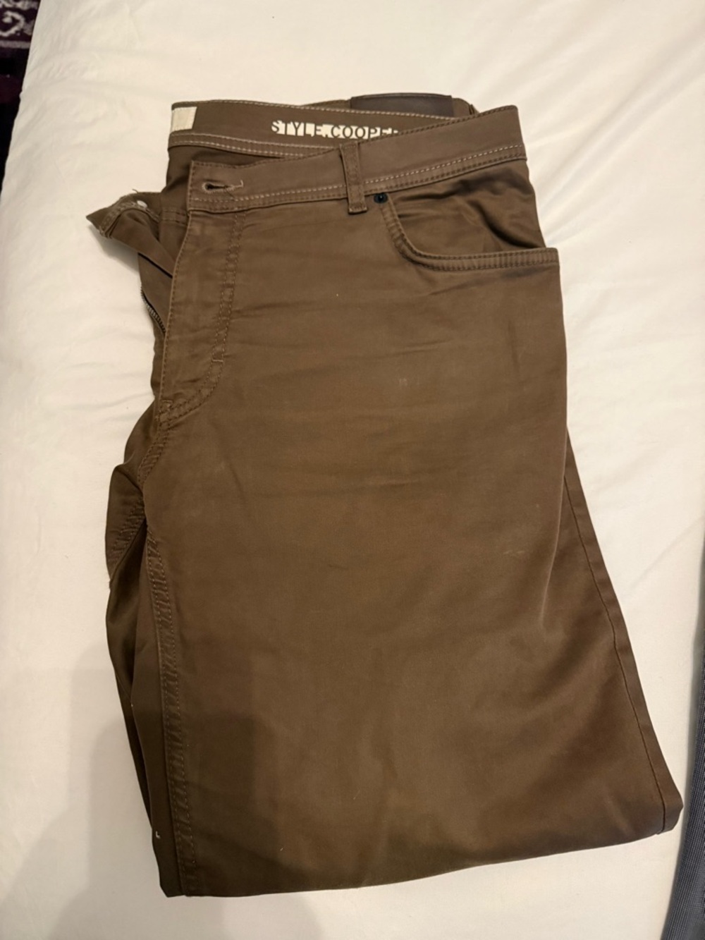 Men's Brown Chinos - Classic Straight Fit